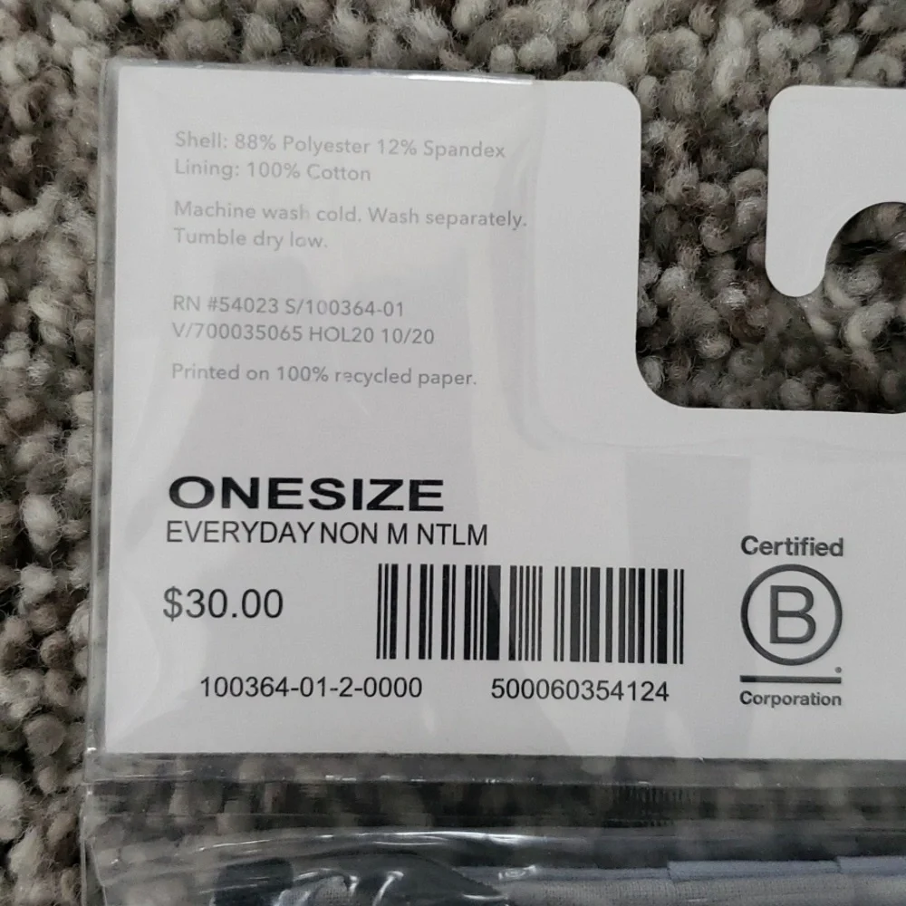 Athleta 5 Pack Face Mask NWT